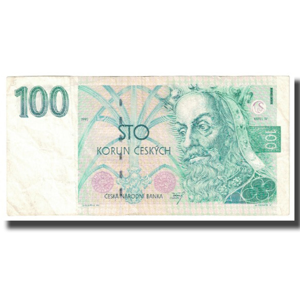 Banknote, Czech Republic, 100 Korun, 1993, KM:5a, EF(40-45)