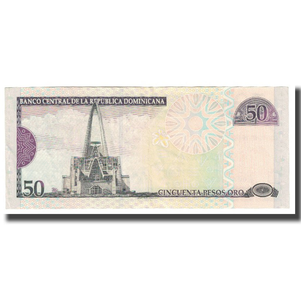 Banknote, Dominican Republic, 50 Pesos Oro, 2008, KM:176b, UNC(65-70)