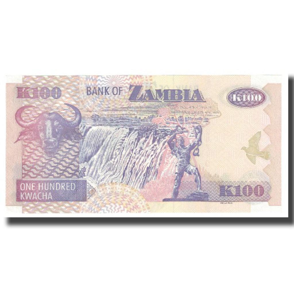 Banknote, Zambia, 100 Kwacha, KM:38g, UNC(65-70)