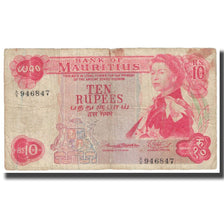 Geldschein, Mauritius, 10 Rupees, KM:31a, SGE