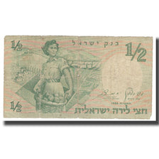 Banknote, Israel, 1/2 Lira, 1958, KM:29a, AG(1-3)