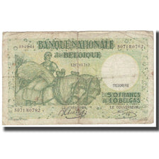 Banknote, Belgium, 50 Francs-10 Belgas, 1935, 1935-04-30, KM:106, AG(1-3)