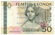 Billete, 50 Kronor, Suecia, KM:64b, MBC