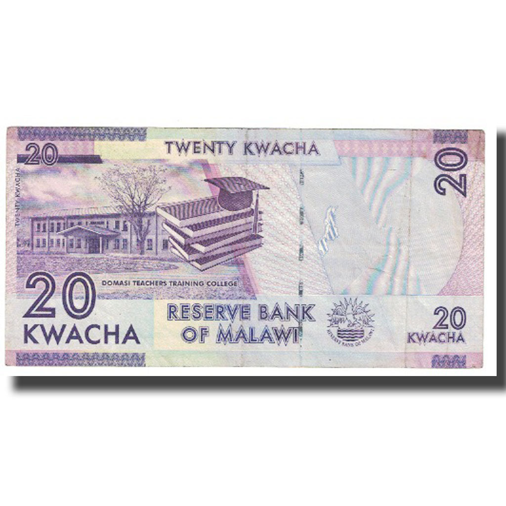 Banknote, Malawi, 20 Kwacha, 2012, 2012-01-01, KM:57, VG(8-10)