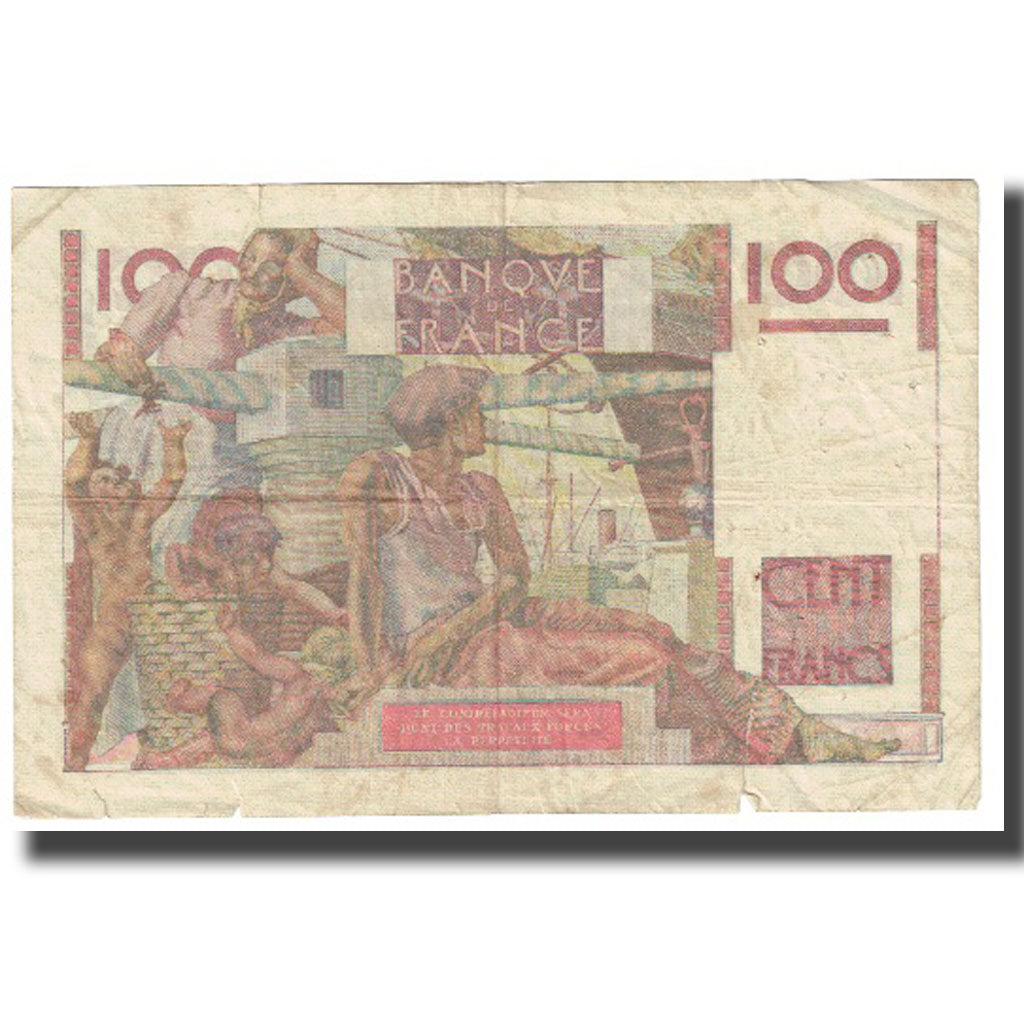 Francia, 100 Francs, Jeune Paysan, 1949, 1949-02-17, B, Fayette:28.22, KM:128b