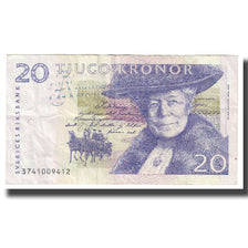 Billete, 20 Kronor, Suecia, KM:63b, MBC