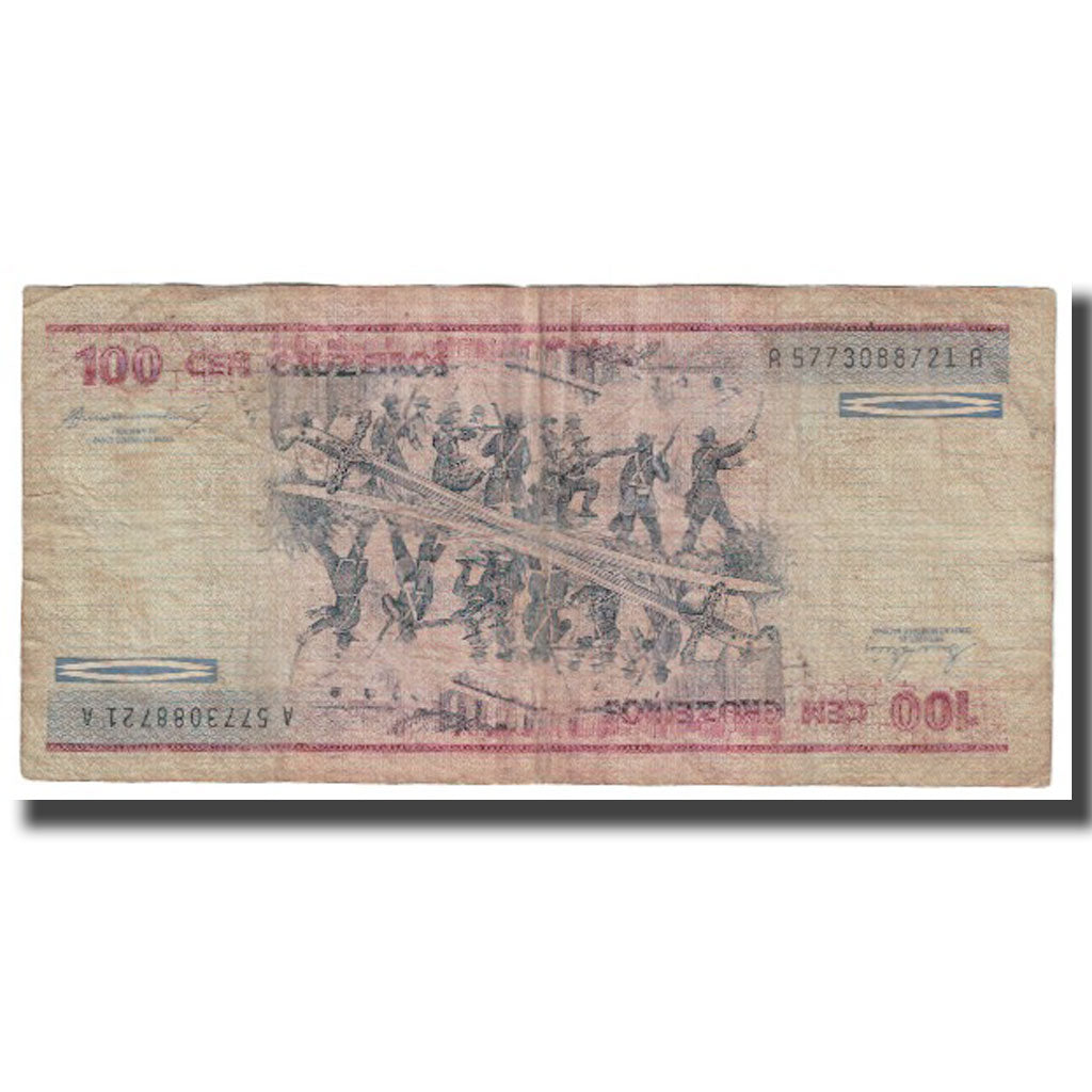 Biljet, Brazilië, 100 Cruzeiros, KM:198a, TTB