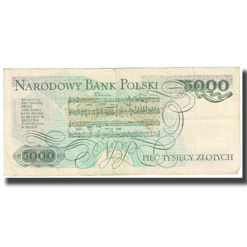 Banknote, Poland, 5000 Zlotych, 1982, 1982-06-01, KM:150a, EF(40-45)