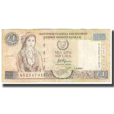 Banknote, Cyprus, 1 Pound, 2001, 2001-02-01, KM:60d, EF(40-45)