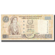 Banknote, Cyprus, 1 Pound, 2001, 2001-02-01, KM:60d, EF(40-45)