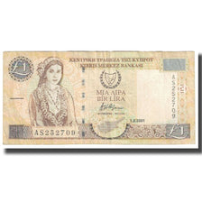 Banconote, Cipro, 1 Pound, 2001, 2001-02-01, KM:60d, BB