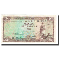 Banknote, Macau, 10 Patacas, 1984, 1984-05-12, KM:59d, EF(40-45)