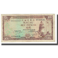 Banknote, Macau, 10 Patacas, 1984, 1984-05-12, KM:59d, EF(40-45)