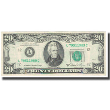 Billet, États-Unis, Twenty Dollars, 1981, KM:2471, SPL