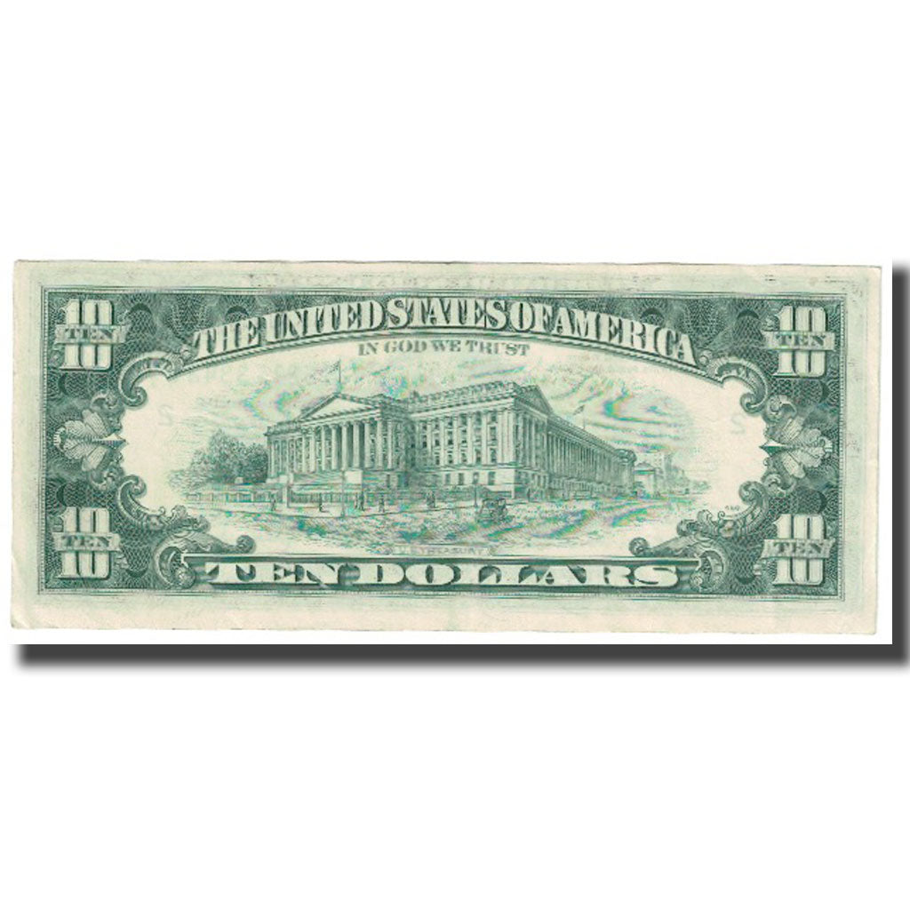 Banknote, United States, Ten Dollars, 1977, KM:470a, AU(55-58)