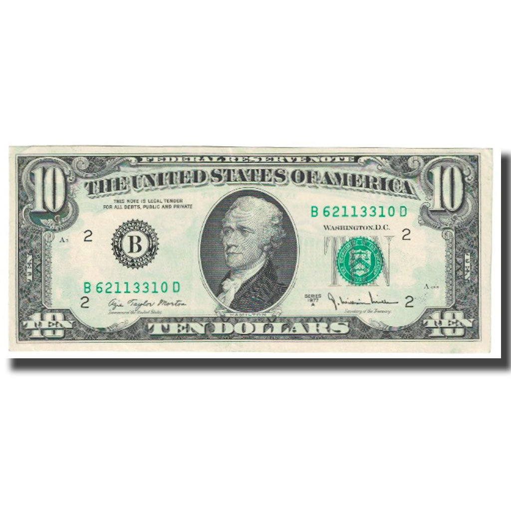 Banknote, United States, Ten Dollars, 1977, KM:470a, AU(55-58)