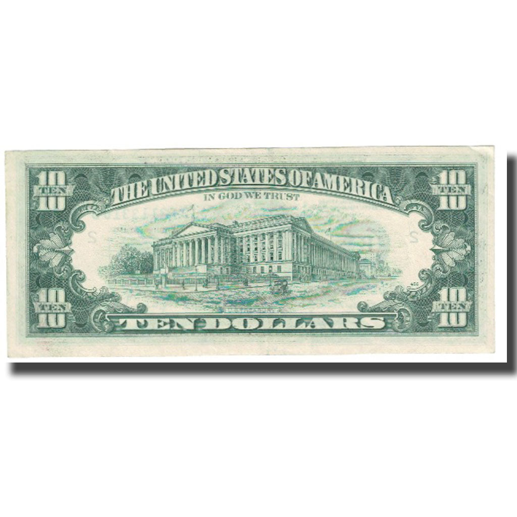 Banknote, United States, Ten Dollars, 1977, KM:470a, AU(55-58)