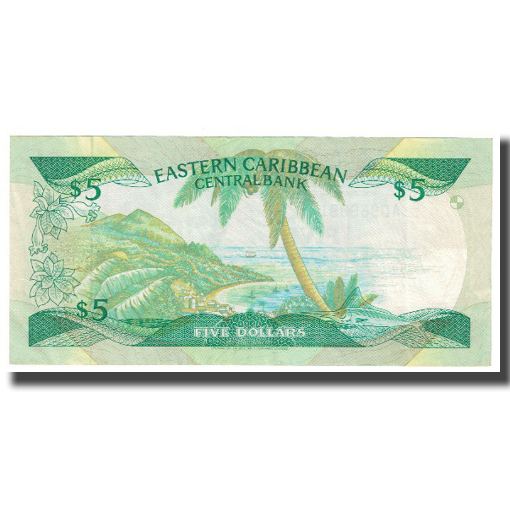 Banconote, Stati dei Caraibi Orientali, 5 Dollars, 2003, KM:42a, SPL