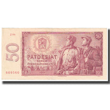 Banknot, Czechosłowacja, 50 Korun, 1964, KM:90b, EF(40-45)