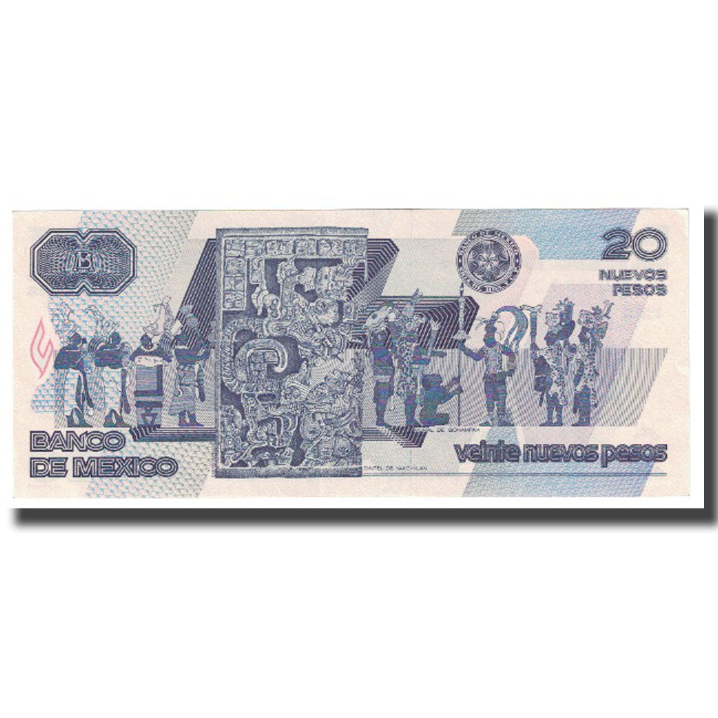 Billete, 20 Nuevos Pesos, 1992, México, 1992-07-31, KM:96, UNC