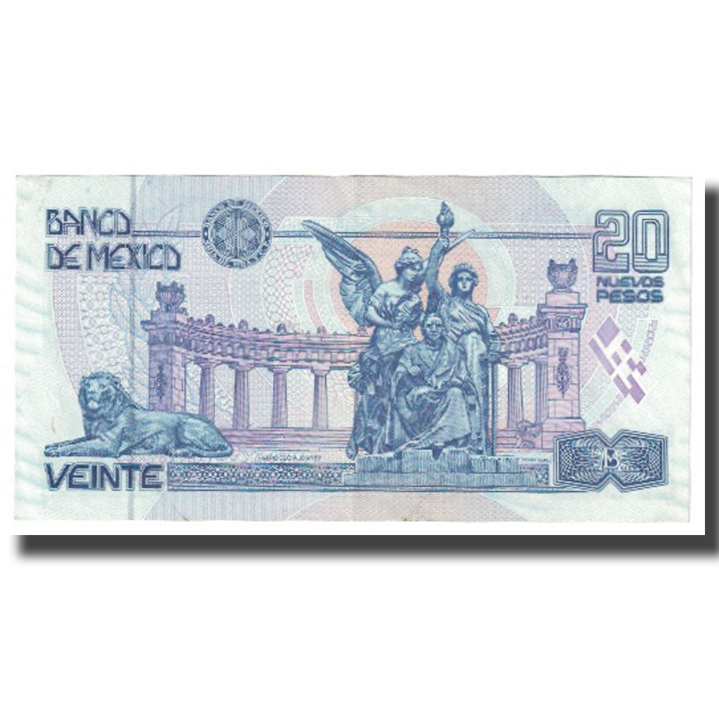 Biljet, Mexico, 20 Pesos, KM:106d, TTB