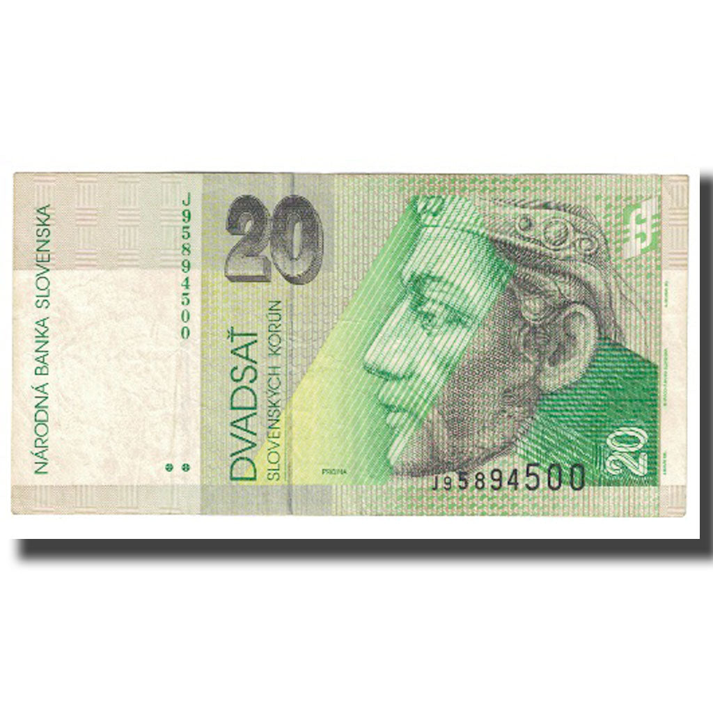 Banconote, Slovacchia, 20 Korun, 2001, KM:20a, BB