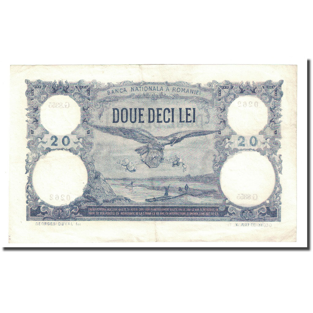 Banknote, Romania, 20 Lei, 1928, 1928-10-18, KM:20a, EF(40-45)