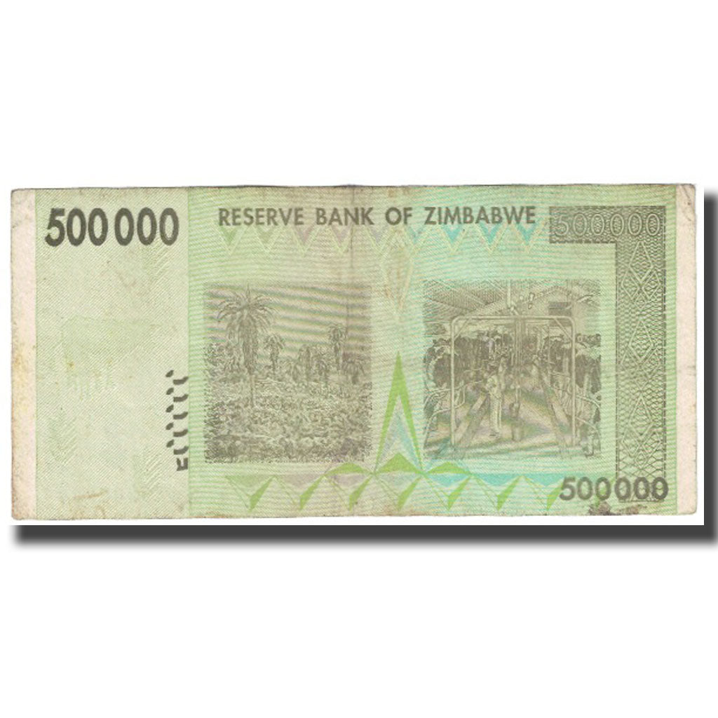 Banconote, Zimbabwe, 500,000 Dollars, 2008, KM:76a, BB