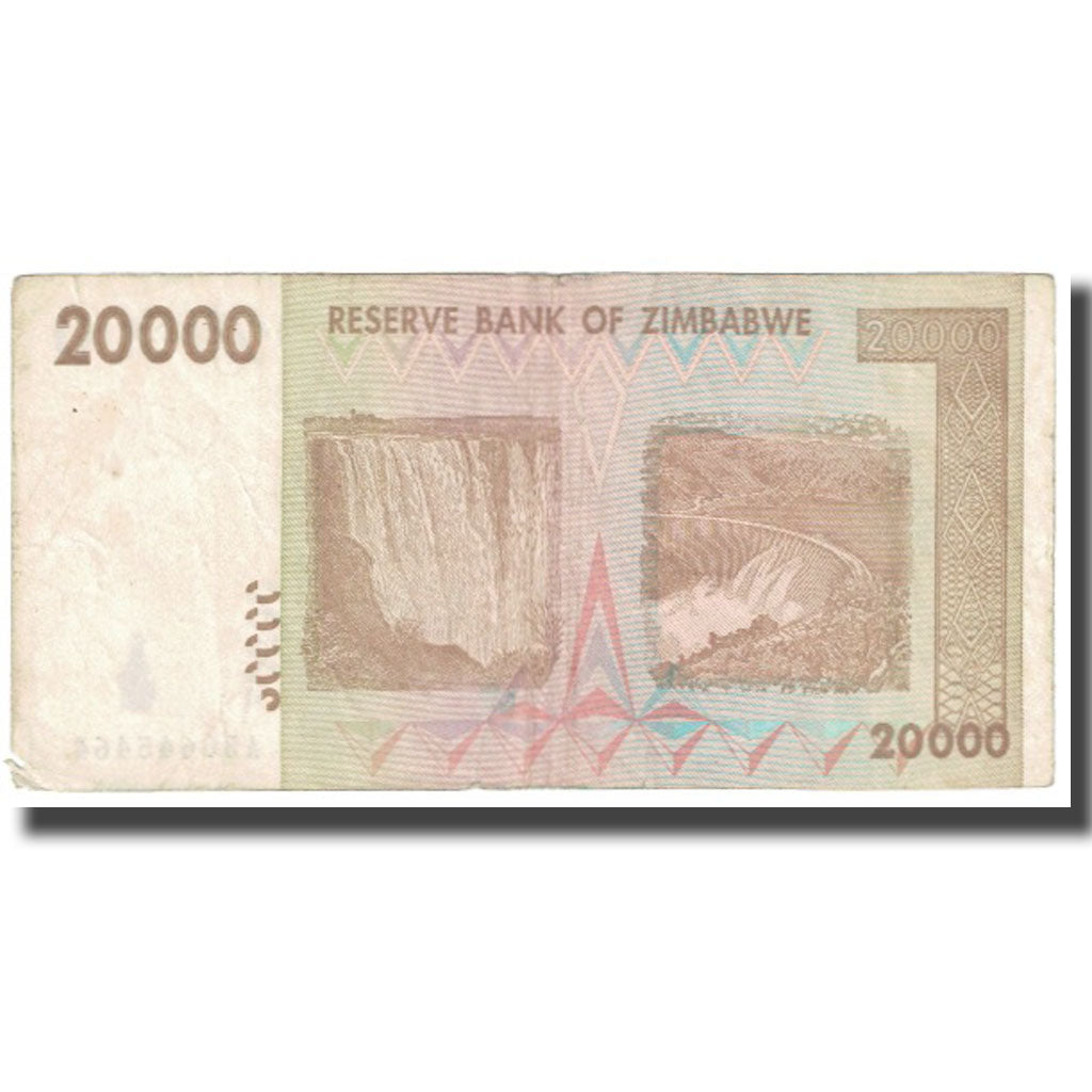 Banconote, Zimbabwe, 20,000 Dollars, 2008, KM:73a, BB