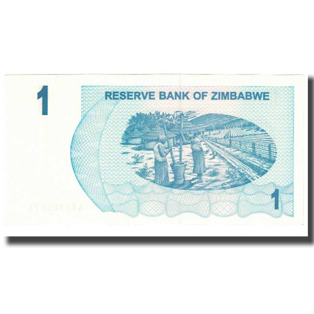 Banknote, Zimbabwe, 1 Dollar, 2007, 2007-07-31, KM:37, UNC(65-70)