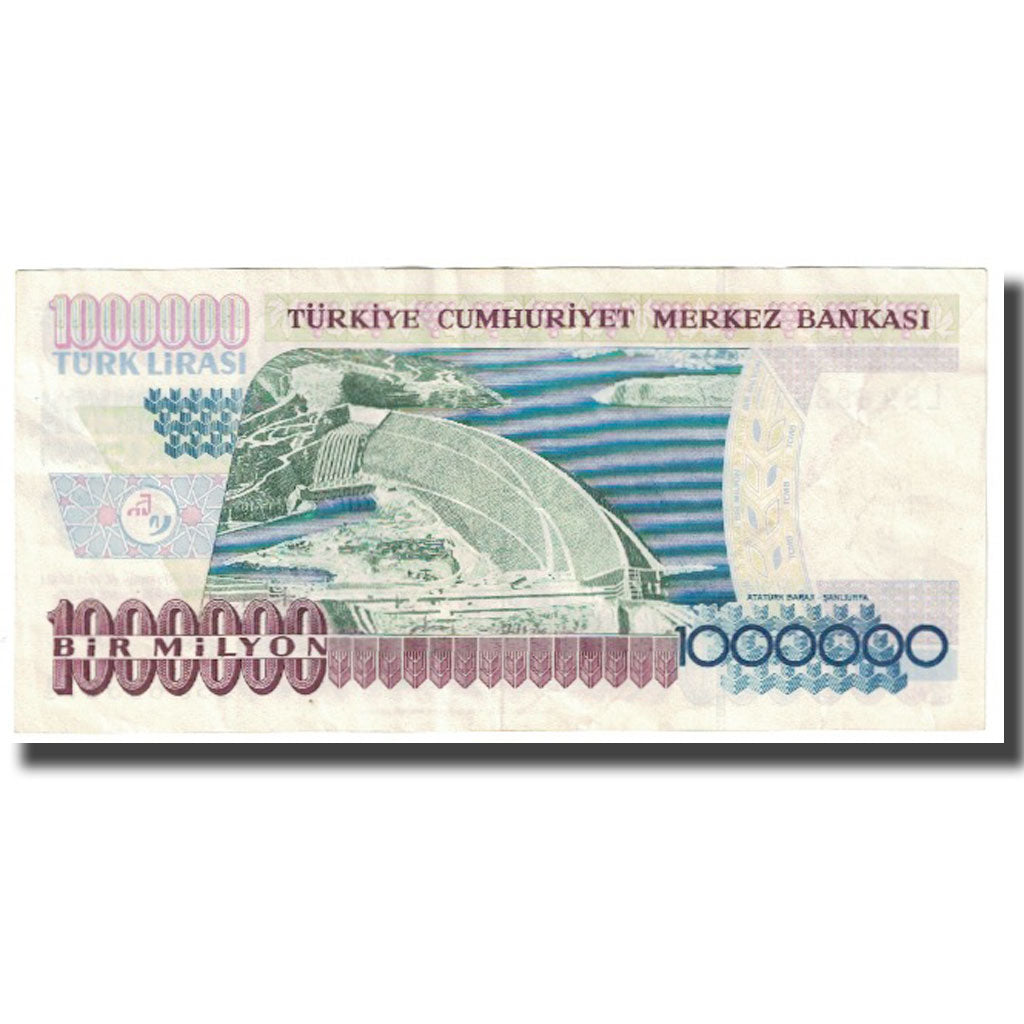 Banknote, Turkey, 1,000,000 Lira, KM:209, UNC(65-70)