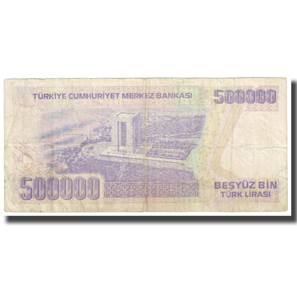 Geldschein, Türkei, 500,000 Lira, KM:212, SS