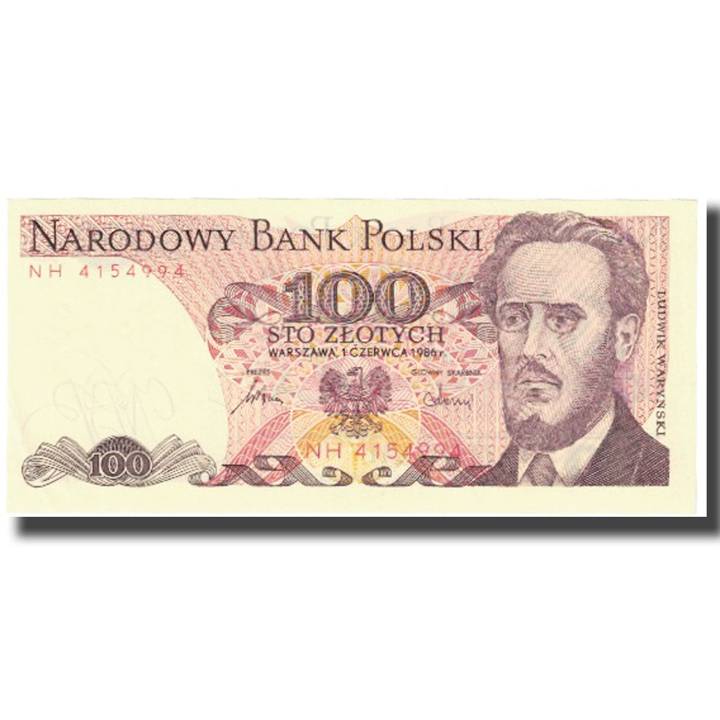 Banknote, Poland, 100 Zlotych, 1986, KM:143b, UNC(65-70)