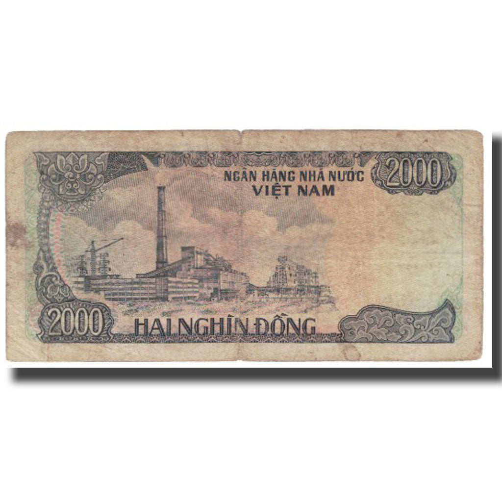 Banknote, Vietnam, 2000 D<ox>ng, 1987, KM:107a, EF(40-45)