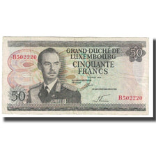 Banknote, Luxembourg, 50 Francs, 1972, 1972-08-25, KM:55b, EF(40-45)