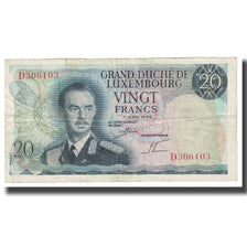 Geldschein, Luxemburg, 20 Francs, 1966, 1966-03-07, KM:17a, SS