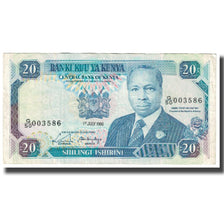 Banknote, Kenya, 20 Shillings, 1990, 1990-07-01, EF(40-45)