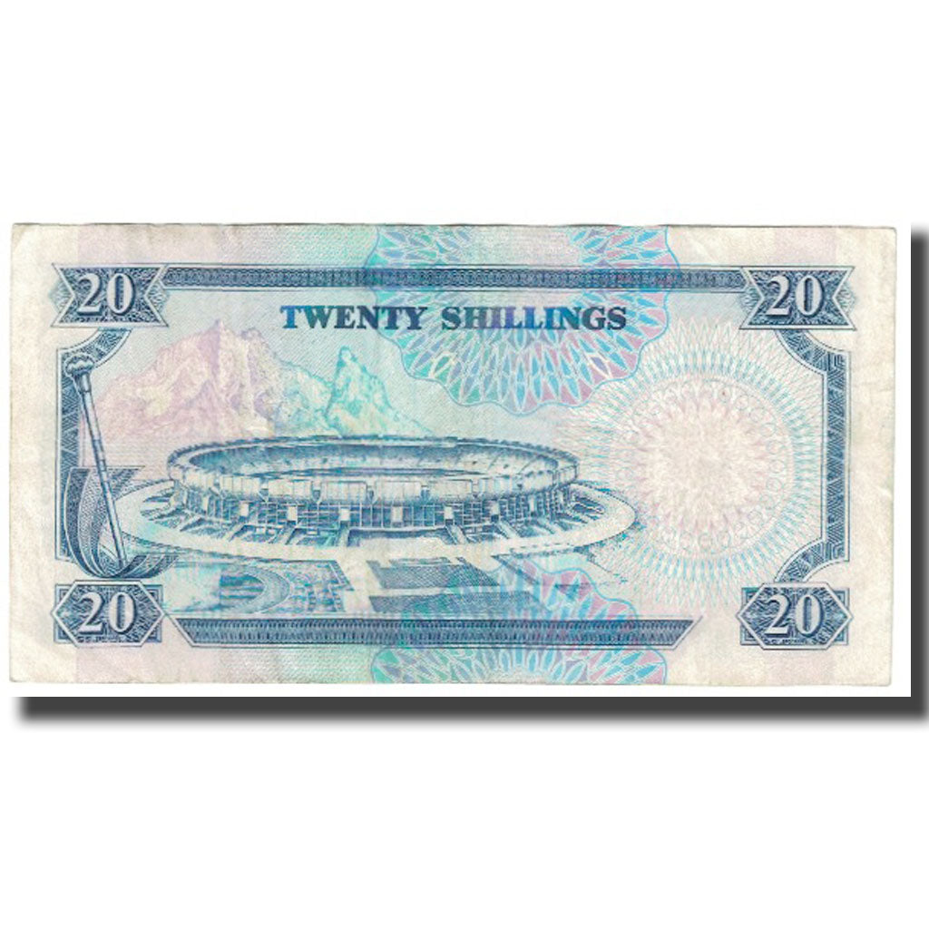 Banknote, Kenya, 20 Shillings, 1990, 1990-07-01, EF(40-45)