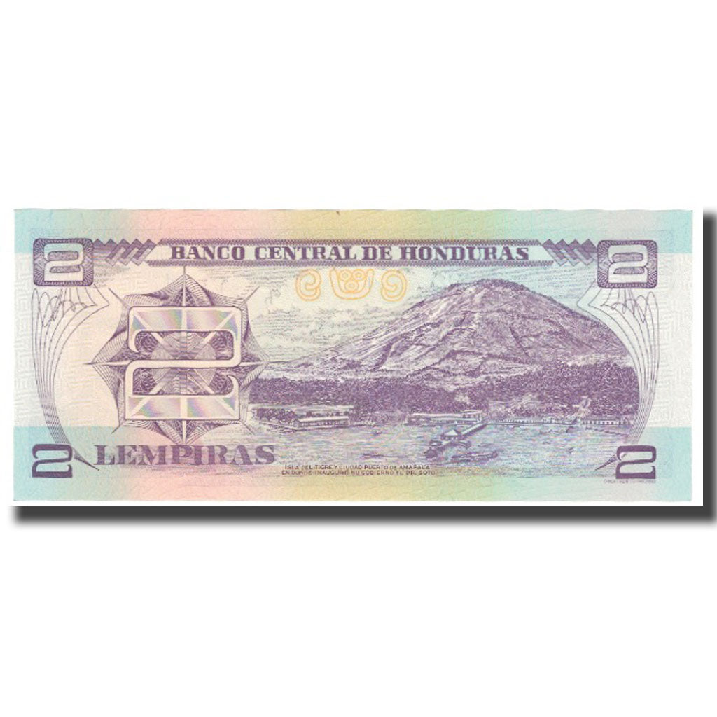 Billete, 2 Lempiras, Honduras, KM:80Ab, UNC