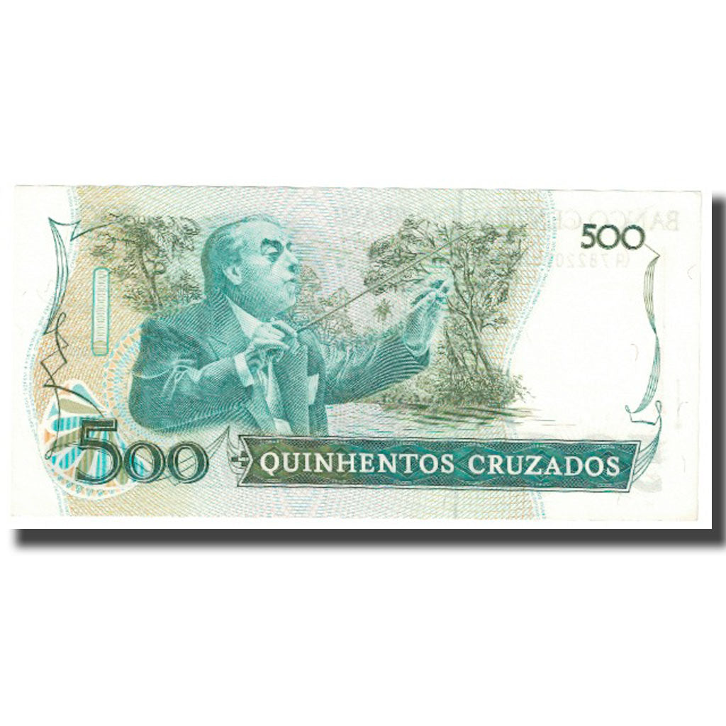 Biljet, Brazilië, 500 Cruzados, KM:212d, NIEUW