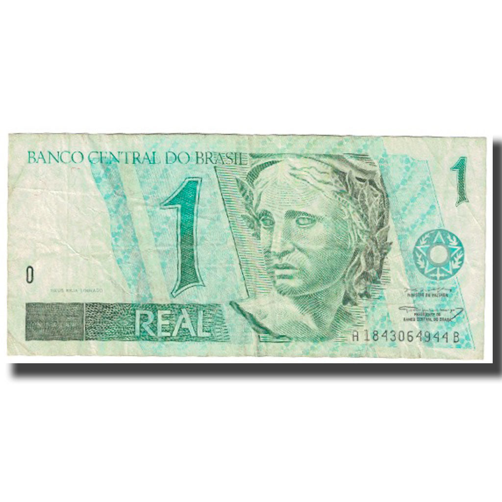 Biljet, Brazilië, 1 Réal, KM:251a, TTB