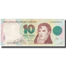 Biljet, Argentinië, 10 Pesos, KM:342a, TTB