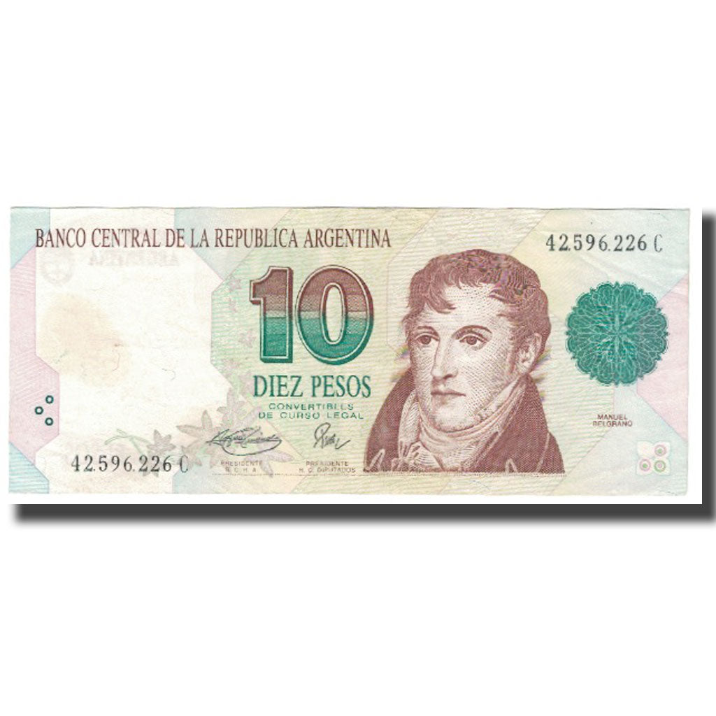 Banknote, Argentina, 10 Pesos, KM:342a, EF(40-45)