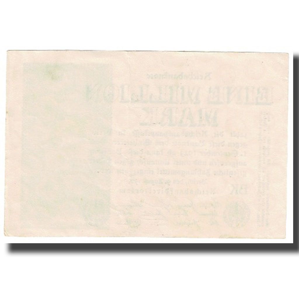 Banknote, Germany, 1 Million Mark, 1923, 1923-08-09, KM:101, UNC(63)
