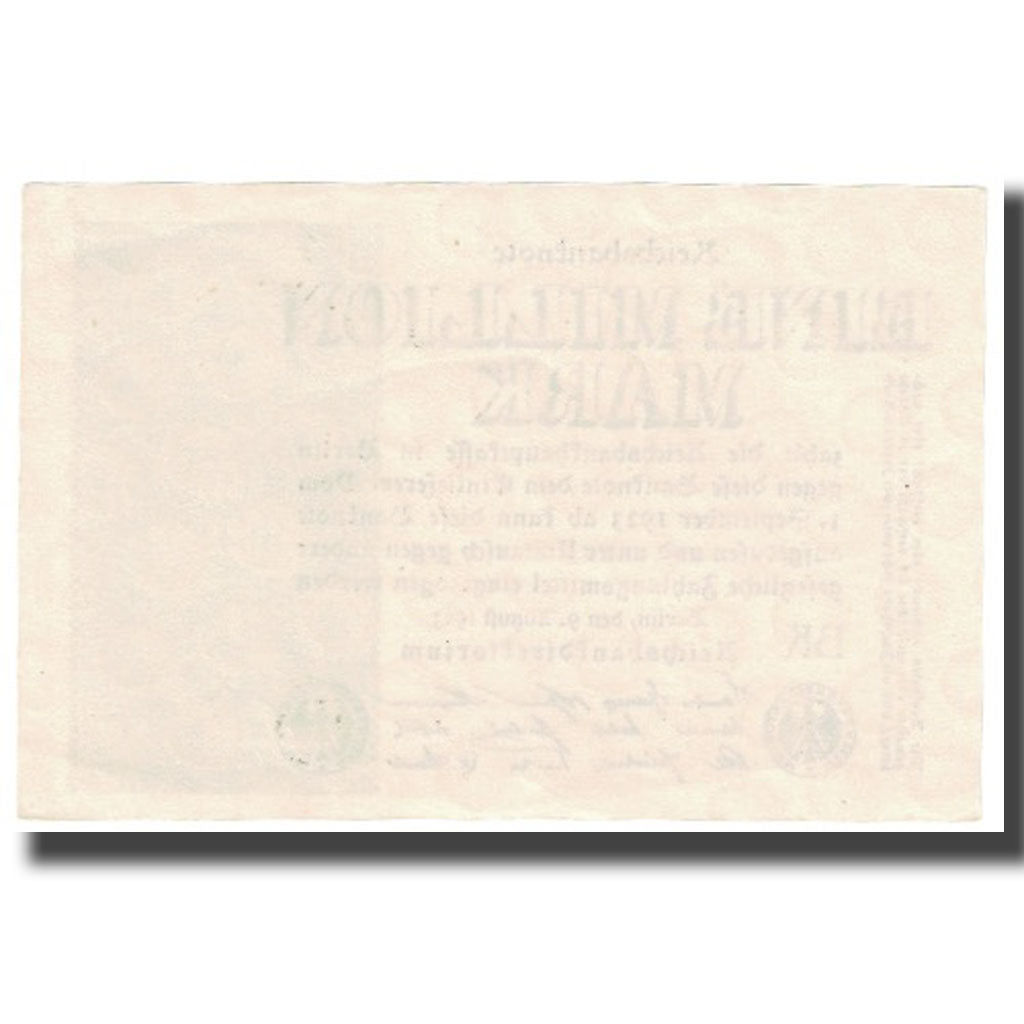 Banknote, Germany, 1 Million Mark, 1923, 1923-08-09, KM:101, UNC(65-70)