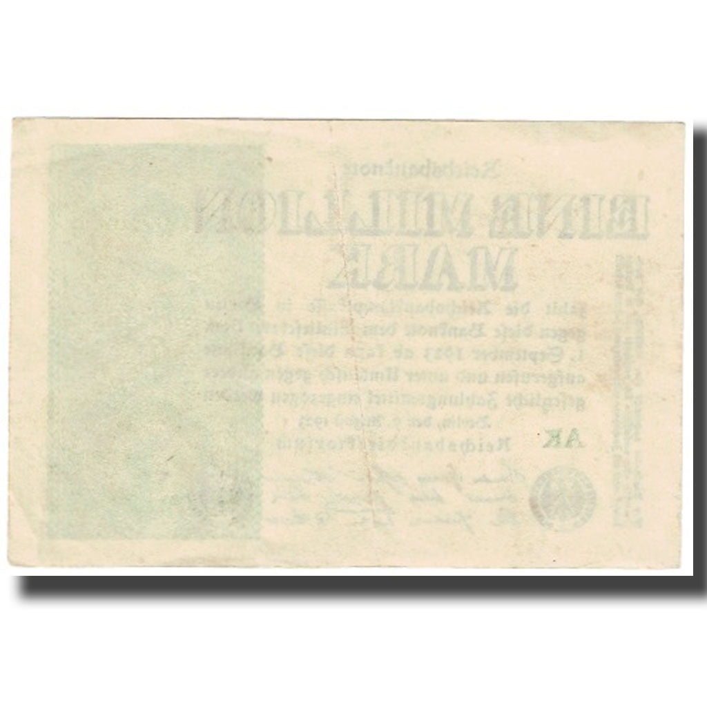 Banknote, Germany, 1 Million Mark, 1923, 1923-08-09, KM:101, UNC(63)