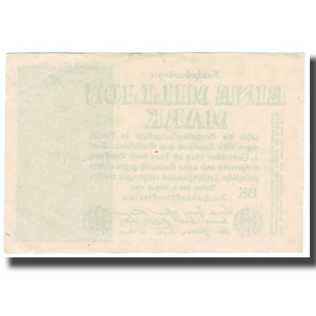 Banknote, Germany, 1 Million Mark, 1923, 1923-08-09, KM:101, UNC(65-70)