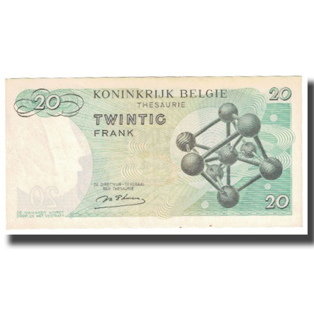 Banknote, Belgium, 20 Francs, 1964, 1964-06-15, KM:138, UNC(63)