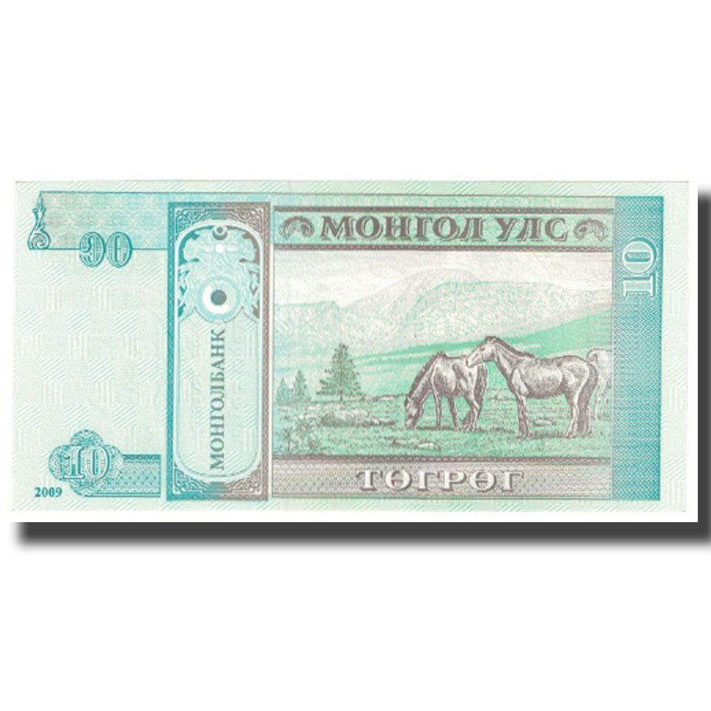Banconote, Mongolia, 10 Tugrik, 2009, KM:54, FDS