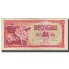 Banknote, Yugoslavia, 100 Dinara, 1965, 1965-08-01, KM:90b, EF(40-45)